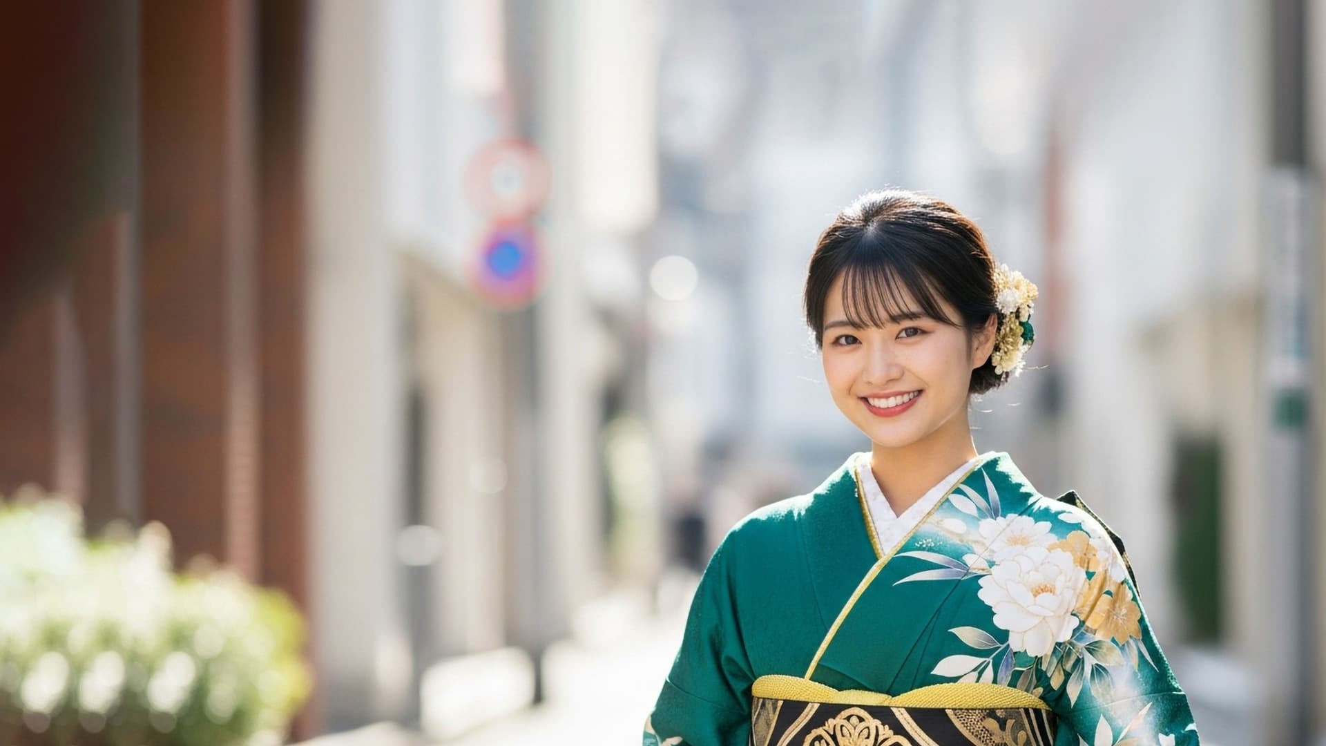 着物女性