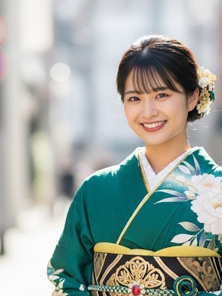 着物女性